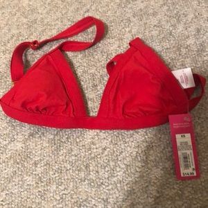 NWT bikini top red, Xhilaration XS